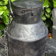 Vintage Original Steel Milk Churn