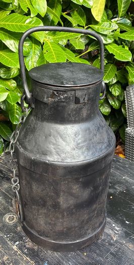 Vintage Original Steel Milk Churn