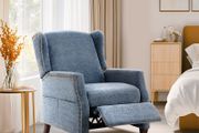 Armchair with Storage Pockets Manual Recline (Multiple Colours)