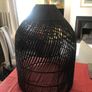 MADE Large Ceiling Rattan Lampshade Image 2
