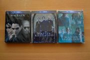 The Matrix 1-3 Blu Ray Steelbooks