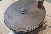 Antique brass fishing reel