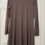 Bo & Mo Mary Grant Dress - Size 4 UK 16 - Taupe/Mocha Image 2