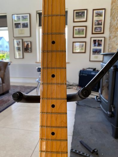 Fender 52 Telecaster American Vintage Reissue Limited Edition FSR. Albert Lee signature on back of headstock.