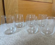 A Set of 6 Brand New S. Pellegrino Glasses