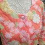 Vintage 50s 60s 70s peach floral Housecoat Image 3