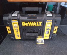 New Dewalt stackable drill box