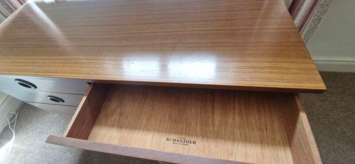 Schreiber mid century teak veneer dresser