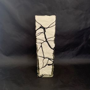 Mid century art glass vase