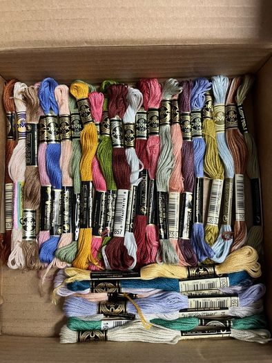 30 DMC Embroidery thread skeins