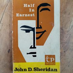 Half In Earnest - John Sheridan - Irish Humour Book - Vintage Paperback Book