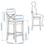 IKEA kitchen island and high chairs Image 8