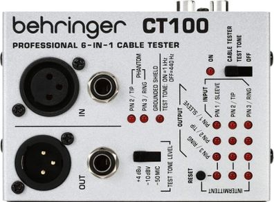 Cable Tester Ct100 Professional 6-in-1 Cable Tester (free Postage)