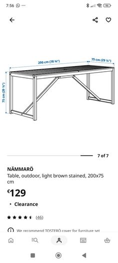 patio table