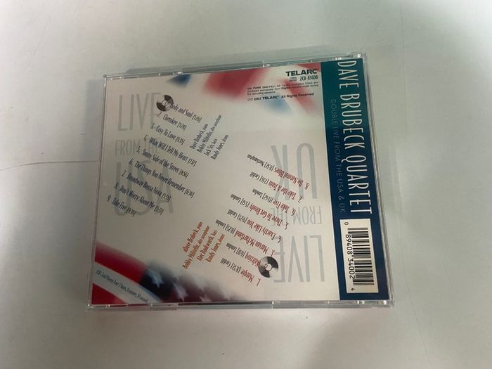 Dave Brubeck From The USA & UK Double CD Live