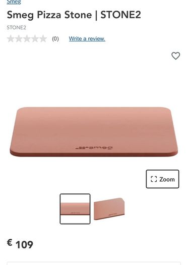 Smeg pizza stone