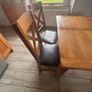 Solid Wood Kitchen Table with Chairs Image 5