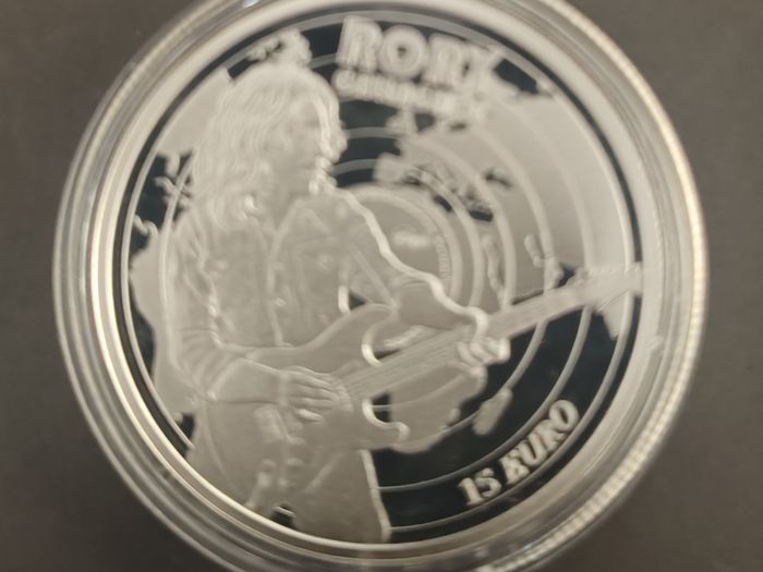 Rory Gallagher 15 Euro proof coin
