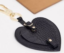 Genuine Leather Heart Luggage Rag