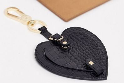 Genuine Leather Heart Luggage Rag