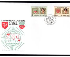 1984 Isle of Man Links with Commonwealth 30th Commonwealth Parliamentary Association Conference Commemorative Stamps First Day Cover (FDC)