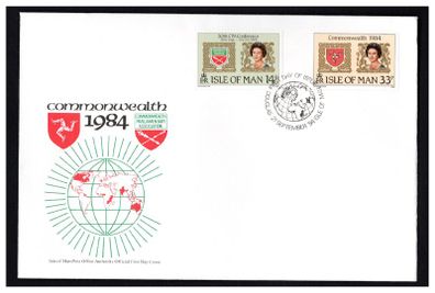 1984 Isle of Man Links with Commonwealth 30th Commonwealth Parliamentary Association Conference Commemorative Stamps First Day Cover (FDC)