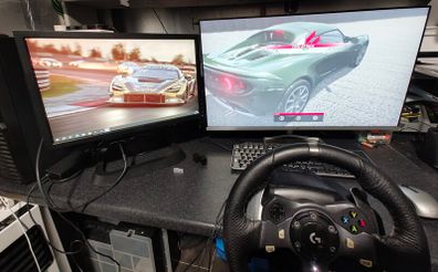racing sim desktop