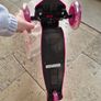Pink 3 wheel light up  scooter Image 6