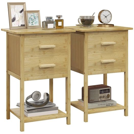 Bamboo Bedside tables Set
