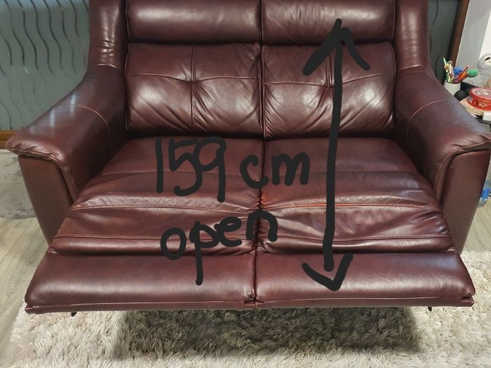leather sofa in great condition!