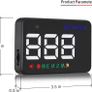 3.5" GPS Head-up Display Speed in Large Font, Reflect on Windshield or See on the HUD screen Directly, as Car Speedometer, Connect Car Cigarette Lighter to Use Image 8