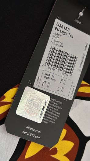 UEFA Euro 2012 Poland & Ukraine official adidas merchandise. Still with tags!