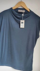 Paul Costelloe grey/navy top