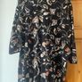 Ladies zhenzi black floral top plus size Image 5