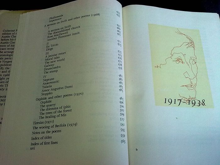 Austin Clarke collected poems Ireland Irish poet Poetry Dolmen Press 1974