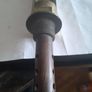 vintage brass industrial thermometer gauge steam engine Image 8