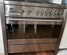 Smeg dual fuel range cooker