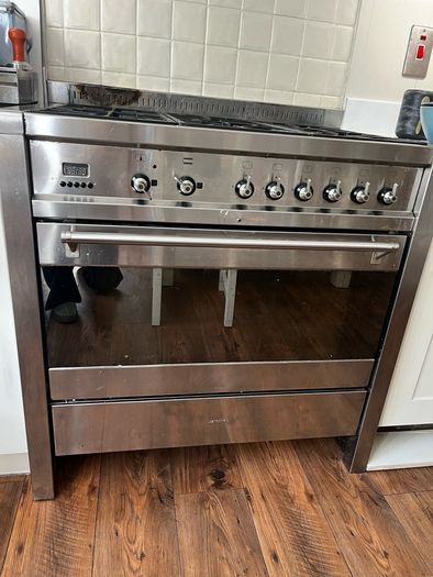 Smeg dual fuel range cooker