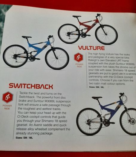 Vintage Raleigh catalogue