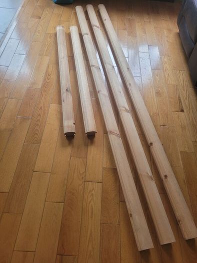 Pine Hand rails x 5