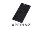 For Sony Xperia Z Battery Back Cover Rear Glass Black WITH ADHESIVE - FHT01SXBK