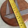 Vintage Wooden Sailboat Plaque Half Hull Model Image 4
