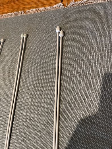metal knitting needles selection