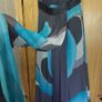Monsoon silk vintage maxi dress size 10 (free postage) Image 9