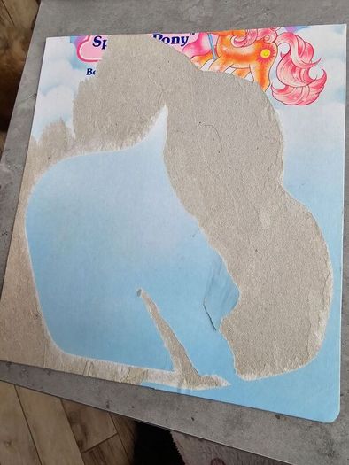 Backcard for Sparkle Ponies HTF MLP G1 1988