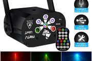 128 Pattern Laser Stage Lighting RGB LED USB Projector Light Party DJ Disco Lamp