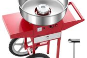 Electric Cotton Candy Machine with Cart Stainless Steel Bowl