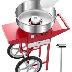 Electric Cotton Candy Machine with Cart Stainless Steel Bowl