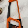 Tactix 300mm (12-inch) high-tension hacksaw with an orange and black frame Image 2