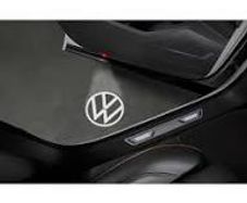 4Pcs Car Door Projector Lights for VW, HD LED Original Logo Light, Car Welcome LED Logo Light for VW